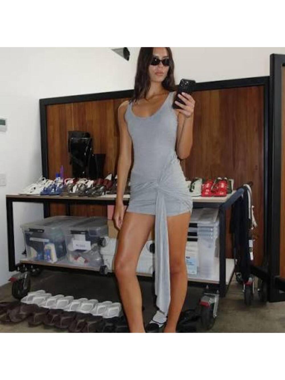 Bec & Bridge Kody Rib Mini Dress - Picture 4 of 9